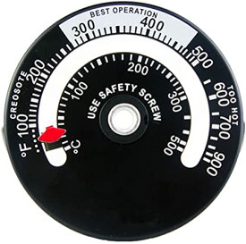 Tomerry 最新版 マグネット式 ストーブ温度計 薪ストーブ ピザ窯 0度 500度まで計測