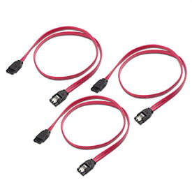 Cable Matters SATA ケーブル Sata3 ケーブル SSD ケーブル 3本セット ストレート型 6 Gbps対応 SSDとHDD増設 45cm