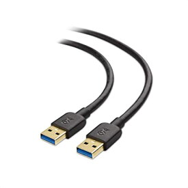 Cable Matters USB 3.0 ケーブル USB Type A オス オス ブラック 5Gbps 3m