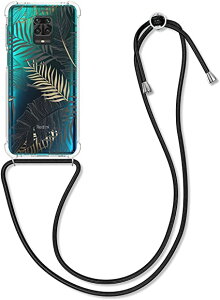 kwmobile�Ή�: Xiaomi Redmi Note 9S / 9 Pro / 9 Pro Max �p �P�[�X - �l�b�N���X �t�� �X�}�z �V���R�� �J�o�[ �R�[�h