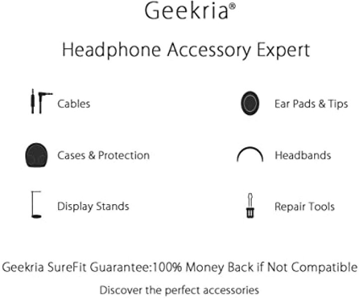 Geekria ケーブル QuickFit Audio 互換性 オーディオコード Bose QC3 ヘッドホンケーブル、2.5mm AUX に適合する インラインマイクと音量コントロール 130 cm : Trend Item Shop Geekria ケーブル QuickFit Audio 互換性 オーディオコード Bose QC3 ヘッドホンケーブル、2.5mm AUX に適合する インラインマイクと音量コントロール 130 cm : Trend Item Shop