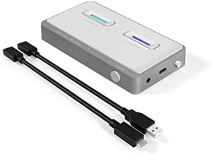 USB 3.2 Gen 2 OtNVMe M.2 SSD X^h Annikks N[@\tPCIe NVMe M.2 SSD񖇑Ή 10Gbps M-Key/BM-Key PCIe 2230/2242/2260/2280 SSDΉ _u