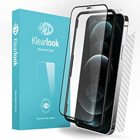 Klearlook Phone 12/12 proに適応 6.1インチ ガラスフィルム アンチグレア 防塵ネット付き 反射防止 指紋防止