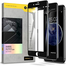 Humixx iPhone8 ガラスフィルム iPhone7 ガラスフィルム 2020年新型 日本旭硝子製 最高硬度10H 強化ガラス 9Dラウンドエッジ加工 全面保護 3D Touch対応 高鮮明 透過率99.99% 気泡防止 指紋防止