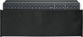 kwmobile キーボードカバー 対応: Logitech MX Keys Wireless - パソコン ダストカバー 収納 ほこり防止 黒色