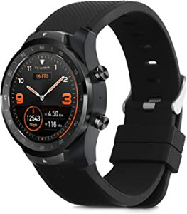 kwmobile �Ή�: Ticwatch Pro Smartwatch �o���h - �����x���g �V���R���o���h �\�t�g TPU �ϋv�� - ���F