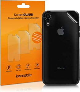 kwmobile �Ή�: Apple iPhone XR �w�� 3x �ی� �t�B���� - �� �w�� �h�~ �v���e�N�^�[ �Z�b�g �A�C�t�H��