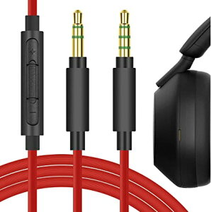 Geekria P[u QuickFit ݊ I[fBIR[h SONY WH-1000XM5, MDR-XB950BT, XB650BT, WH-XB900N, WH-H900N, WH-H800 wbhzP[uA3.5mm ɓK C