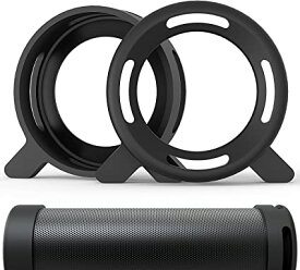 Geekria シリコーン スピーカーケース カバー 互換性カバー HUAWEII Sound Joy に 対応 保護用の防水ソフトスキン、Bluetoothスピーカーケース (Black)