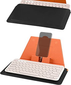 Geekria スマホとタブレットスタンド キーボードカバー ポータブルキーボードケース スマホケース カバー スマホ キーボード スタンド Logitech K380 Wireless, Magic Keyboard, OMOTON Ultra-Sl