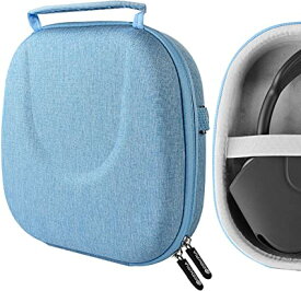 Geekria ハードケース 適合するAirPod Max 等中型や大型 折り畳み式 ヘッドセット対応 保護ケース 旅行バッグ ショルダーバッグ (スカイ ブルー)