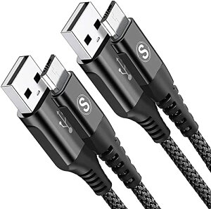 Micro USB P[uSweguard 1M/2{Zbg PS4 [dP[u3.0A}[dP[u ϋviCґg Android }CNusb [dP[u f[^] Rg[[Ή Android@X}zΉ 