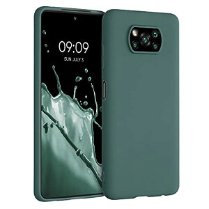kwmobile �X�}�z�P�[�X �Ή�: Xiaomi Poco X3 NFC/Poco X3 Pro �P�[�X - �ϏՌ� ����~�� �\�t�g TPU �V���R�� - �X���[�L�[�u���[�O���[��
