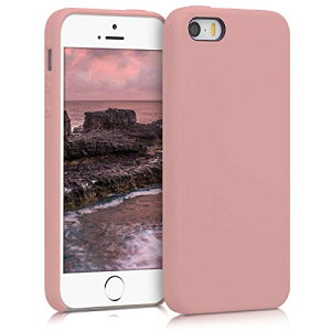 kwmobile �X�}�z�P�[�X �Ή�: Apple iPhone SE (1.Gen 2016) / iPhone 5 / iPhone 5S �P�[�X - TPU ���L�b�h �V���R�� �J�o�[ - �ϏՌ� ���h�~ �T���T�� Case