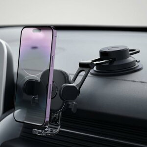 Spigen �ԍڃz���_�[ �}�O�l�b�g MagSafe�p �X�}�z�z���_�[ �_�b�V���{�[�h�� 360�x��] OneTap UTS35 (�u���b�N)