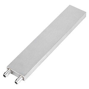 Vbestlife 水冷却ブロック ヒートシンク アルミニウム コンピュータCPU用 水冷システム 高熱伝導率 高耐久性 水冷システム(40*200*12mm)