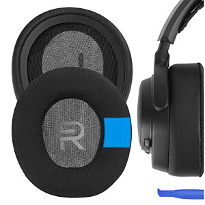 Geekria �C���[�p�b�h QuickFit �݊��� �p�b�h �X�e�B�[���V���[�Y SteelSeries Arctis Nova Pro Wired, Arctis Nova 1, Arctis Nova 3 �w�b�h�z���ɑΉ� �p�b�h �C���[/�C���[�J�b�v (��p�W�F��/�u���b�N)