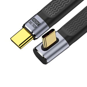xiwai 8K tbgX FPC f[^P[u 240W Type-C USB-C IX - IX [vt@C AO USB4 40Gbps 100W R[h bvgbvdbp 13cm
