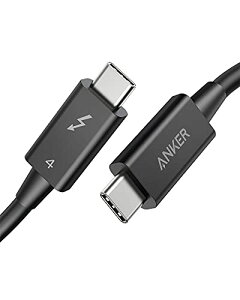 Anker USB-C & USB-C Thunderbolt 4 100W P[u 0.7m ubN 100Wo 8KΉ 40 Gbps f[^] iPhone 16 / 15 MacBook Air Pro iPad Pro/Air Ή