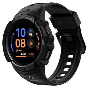 Spigen Galaxy Watch 5 oh 40mm Watch 5 / 4 Ή ̑g \ ̌^ P[X Jo[ ϏՌ X|[coh  Ռ z ϋv h~ MbhEA[}[Ev ACS03831 (ubN)