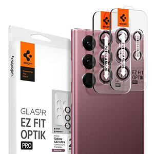 Spigen EZ Fit Optik Pro JtB Galaxy S22 Ultra p \tLbgt MNV[ S22 Ultra Ή YیtB o[KfB 2Zbg