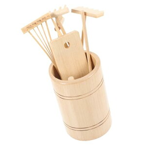 OUNONA 1 セット 禅道具セット ロックサンドガーデンアクセサリー デスク用ミニ禅ガーデンキット 砂禅ガーデンミニツール 日本の禅庭キット 枯山水 木製 サンドテーブル