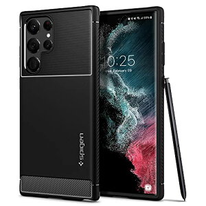 Spigen Galaxy S22 Ultra P[X [ SC-52C | SCG14 ] 2.2mm ~ ₷ ϏՌ ČRMILKi擾 ^ y CX[dΉ MbhEA[}[ ACS03914 (}bgEubN)