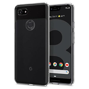 Spigen Google Pixel 3XL �P�[�X TPU �\�t�g�P�[�X �S�� �N���A �Ռ� �z�� �J�����ی� �X�N���[���ی� �w��h�~ �ɂ��ݖh�~ ���^ �y�� ���L�b�h�E�N���X�^�� F20CS25022 (�N���X�^���E�N���A)