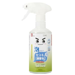レック セスキの激落ちくん 密着泡スプレー 洗剤 400ml (洗浄・除菌・消臭) アルカリ電解水 + セスキ炭酸ソーダ 安心 安全 2度拭き不要
