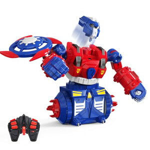DEERC ラジコン ロボット おもちゃ 子供向け 対戦ロボット バトル 電動ロボット リモコンおもちゃ ボクシング 対戦モード 操作時間70分 多機能 360度回転 男の子 女の子 小学生 中学生 親子 子