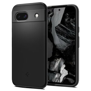 Spigen Pixel6a P[X ^ Yی C菝h~ ^Jo[ y wh~ Vv }bgdグ VEtBbg ACS04473 (ubN)