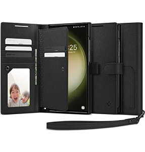 Spigen Galaxy S23 Ultra P[X 蒠^ [ SC-52D | SCG20 ] PUU[ J[h 7 [ 蒠^ Xgbvt y ^ CX[dΉ J[h[ X^h@\ EHbgS Plus ACS05629 (ubN)