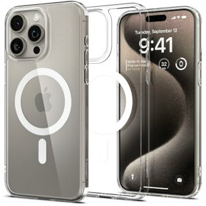 �y�d��33g�̒��y�ʁz Spigen iPhone 15 Pro Max �P�[�X MagSafe�Ή� �ČRMIL�K�i �X�g���b�v�z�[�� �N���A ���^ �ϏՌ� �y�� �o���p�[ �}�O�l�b�g���� 2�d�\�� �G�A�[�X�L���E�n�C�u���b�h�E�}�O�t�B�b