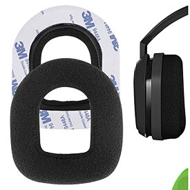 Geekria イヤーパッド Comfort 互換性 パッド ASTRO A10 Gaming Headset ヘッドホンに対応 パッド イヤー/イヤーカップ (ベロア/ブラック)