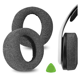 Geekria �C���[�p�b�h Comfort �݊��� �p�b�h �\�j�[ S0NY Play/Station 5 PULSE 3D, PS5 PULSE 3D Wireless �w�b�h�z���ɑΉ� �p�b�h �C���[/�C���[�J�b�v (���l��/�O���[)