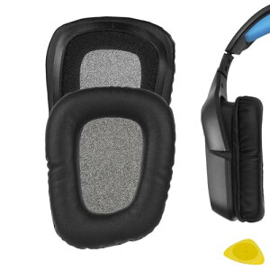 Geekria C[pbh QuickFit ݊ pbh WN[ Logitech G35, G930, G430, F450 wbhzɑΉ Cpbh/C[NbV/C[Jbv (veCU[/ubN)