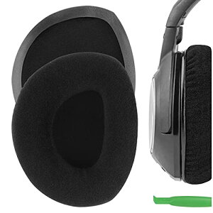 Geekria �C���[�p�b�h Comfort �݊��� �p�b�h �[���n�C�U�[ Sennheiser RS160, HDR160, RS170, HDR170, RS175, RS180, RS185, RS195 �w�b�h�z���ɑΉ� �p�b�h �C���[/�C���[�J�b�v �x���A (�u���b�N)
