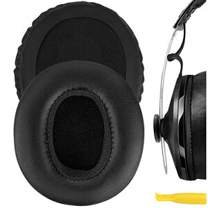 Geekria �C���[�p�b�h QuickFit �݊��� �p�b�h �[���n�C�U�[ Sennheiser Momentum Over-Ear �w�b�h�z���ɑΉ� �p�b�h �C���[/�C���[�J�b�v (�v���e�C�����U�[/�u���b�N)