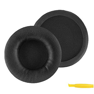 Geekria QuickFit �C���[�p�b�h �݊��� �p�b�h �\�j�[ Sony MDR-V55, V500DJ �w�b�h�z���ɑΉ� �C���p�b�h/�C���[�N�b�V����/�C���[�J�b�v �����玨�ւ̐؂�ւ� (�v���e�C�����U�[/�u���b�N)