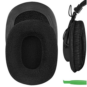 Geekria �C���[�p�b�h Comfort �݊��� �p�b�h �\�j�[ SONY MDR-7506, MDR-V6, MDR-CD900ST �w�b�h�z���ɑΉ� �C���p�b�h/�C���[�N�b�V����/�C���[�J�b�v (�x���A/�u���b�N)