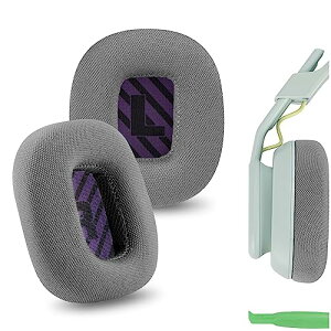 Geekria �C���[�p�b�h Comfort �݊��� �p�b�h �A�X�g���e�b�N Astro Gaming A10 Gen 2 �w�b�h�z���ɑΉ� �p�b�h �C���[/�C���[�J�b�v (���b�V���t�@�u���b�N/�O���[��)