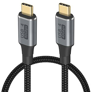 Duttek Thunderbolt 3 Z[dP[u, 40Gbps USB Type CZP[u USB 4IXIX 8k Thunderbolt 4 P[u PD 100W [d 8K@60Hz rfIo Thunderbolt 3/4 foCX 50cm