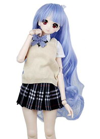 Linfairy 1/3 サイズ ドール用 ウィッグ フィギュア 人形用 BJD Wave Wig (blue)