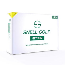 Snell Golf GET SUM （ゲッサム）2024モデル1ダース★オンライン限定商品GS5D (イエロー)
