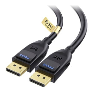 yVESAF؍ς݁zCable Matters 54Gbps DisplayPort P[u 2.1 (DPP[u 3m) 8K@165Hz/4K@500HzΉAFreeSyncAG-SYNCAHDRΉ Q[~Oj^[APCARTX 4080/4090ARX 7900pAfBXvC|[g2.1