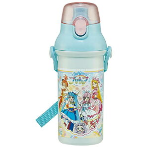 スケーター(Skater) 水筒 ひろがるスカイ プリキュア 480ml 子供用 抗菌 プラスチック製 日本製 PSB5SANAG-A