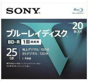 SONY \j[ u[C BD-R 1^p 25GB VV[Y 20BNR1VLPS4 (20)