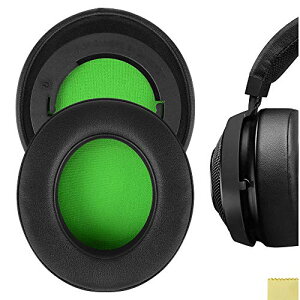 Geekria �C���[�p�b�h QuickFit �݊��� �p�b�h ���C�U�[ Razer Kraken Pro V2, 7.1 V2, 7.1 Chroma V2, Kraken Pro V2 Pewdiepie/Stormtrooper Edition �w�b�h�z���ɑΉ� �p�b�h �C���[/�C���[�J�b�v (�v���e�C�����U�[/�u��