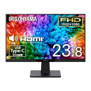 ACXI[} j^[ 23.8C` Xs[J[ IPSpl USB Type-CΉ Type-C d 60Wd HDMI×1 USB-Type-C×1 USB Type-A×2 AUDIO OUT×1 px\ FHD 1920x1080 60Hz t[X fBXvC u