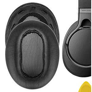 Geekria �C���[�p�b�h QuickFit �݊��� �p�b�h �\�j�[ Sony MDR-1AM2, MDR-1AM2/B �w�b�h�z���ɑΉ� �p�b�h �C���[/�C���[�J�b�v (�v���e�C�����U�[/�u���b�N �v���X�`�b�N�����O)